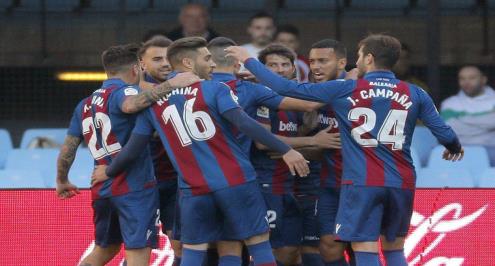 ليفانتي يهزم سلتا فيجو برباعية في الليجا 